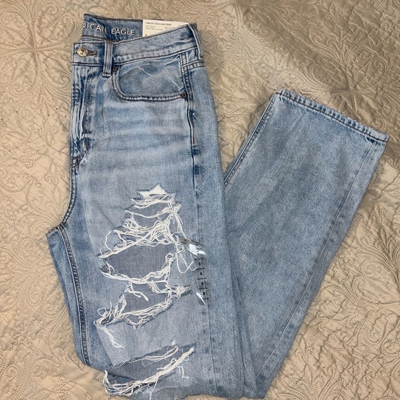 NWT American Eagle Baggy Straight Jeans - Picture 6 of 10
